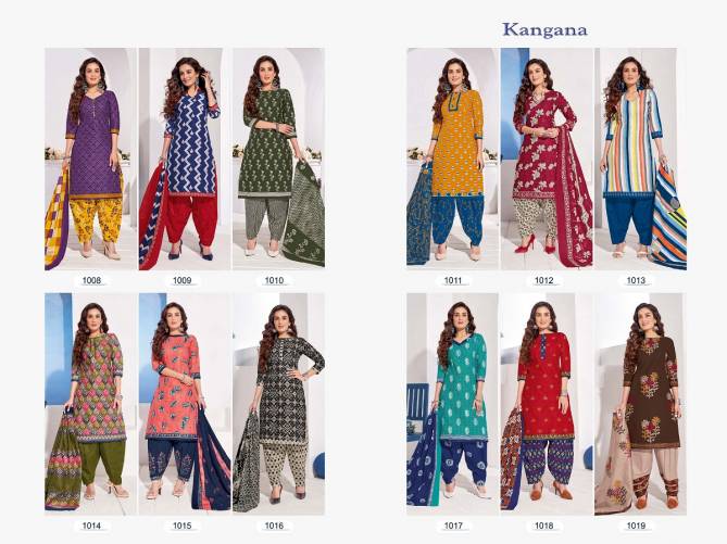 Ganesha Kangana 1 Daily Casual Wear Cotton Printed Dress Material Collection